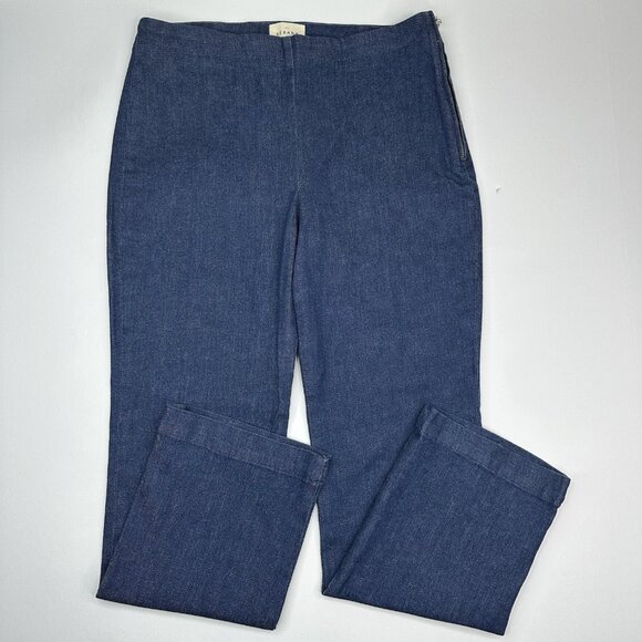 Sézane Women’s Blue Pencil Straight Leg Minimalist Designer Jean FR 42/W31/L28 - Picture 1 of 14